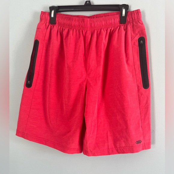 LEG3ND Swim Trunks. Sz M. Red. Pockets. Elastic waist  activewear beachwear - Picture 1 of 13